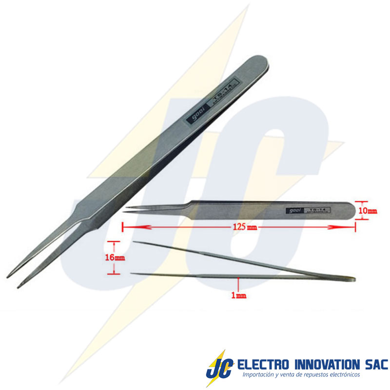 TS-14 PINZA METALICA DE PRECISION MARCA GOOT | JC Electrinno